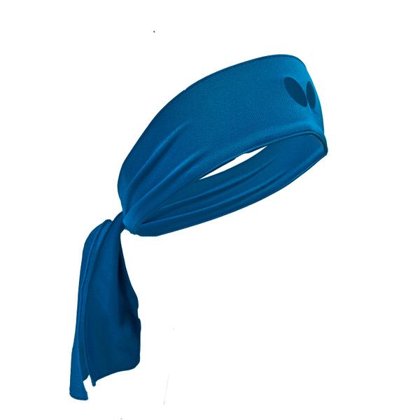 Butterfly Hachimaki Headband: Blue Right Side View